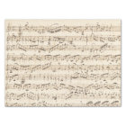Handwritten Vintage Sheet Music Beige Tissue Paper