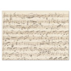 Handwritten Vintage Sheet Music Beige Tissue Paper