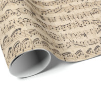 Handwritten Vintage Sheet Music Notes