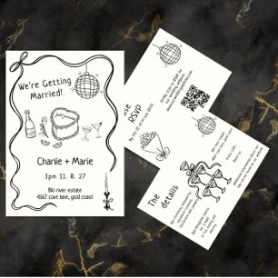 Handwritten Wedding Invitation