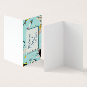 Handwritten "Welcome Back To School"