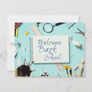 Handwritten "Welcome Back To School"