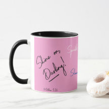 Handwritten Words of Inspiration Mug