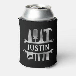 Handy Man Tools Monogram Personalised Can Cooler
