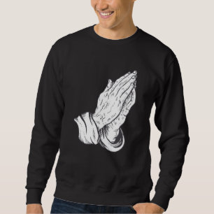 Handy Praying Christian Praying Sweatshirt