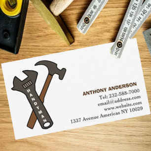 Handyman and repairs business card