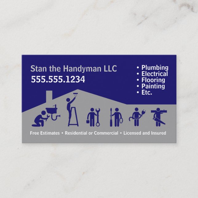 Handyman Business Card (Front)