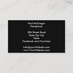 Handyman Business Card