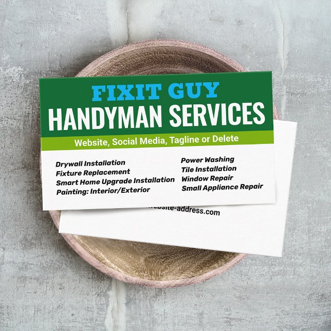 Handyman Business Card (Creator Uploaded)