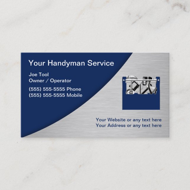 Handyman Business Cards (Front)