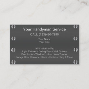 Handyman Business Cards
