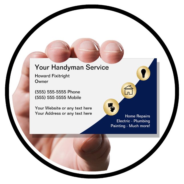 Handyman Business Cards (Creator Uploaded)