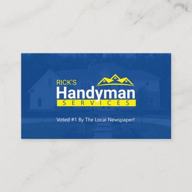 Handyman Business Cards - Home Business (Front)