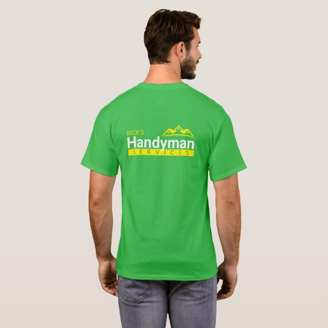Handyman Business Mens T-Shirt - Home Business (Back Full)