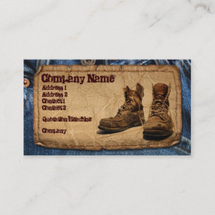 Handyman, Construction, Maintenace Worker Business Card