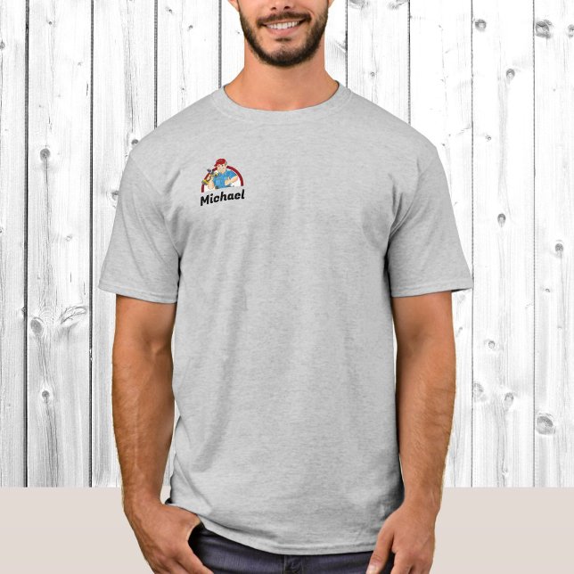 Handyman Contractor Home Repair NAME 14 Colours T-Shirt (Creator Uploaded)