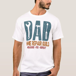 Handyman Dad Home Repair Guild Tools Graphic T-Shirt