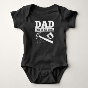 Handyman Dad Repairman Father Baby Bodysuit
