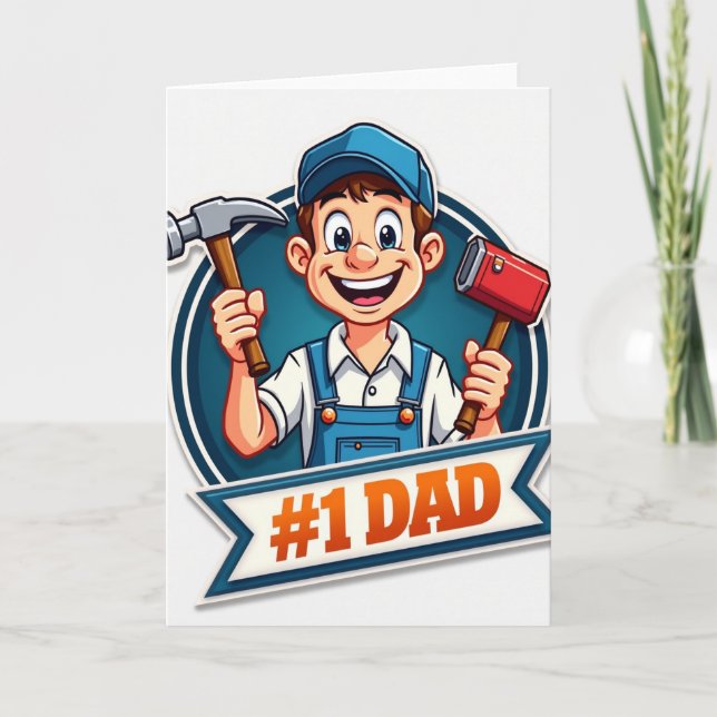 Handyman Fathers Day Card (Front)