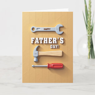 Handyman Fathers Day Wish Card