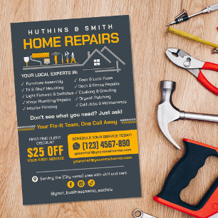Handyman Flyer - Home Repair & Maintenance