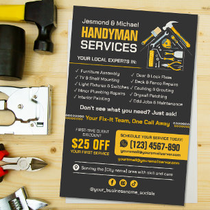 Handyman Flyer - Home Repair & Maintenance