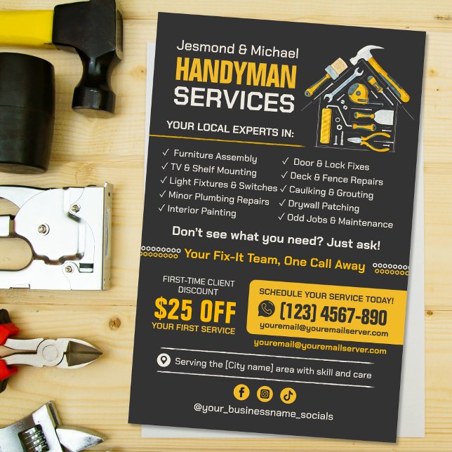 Handyman Flyer - Home Repair & Maintenance (Creator Uploaded)