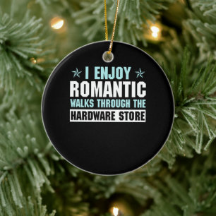 Handyman Hardware Store Tools Gift Funny Dad Ceramic Ornament