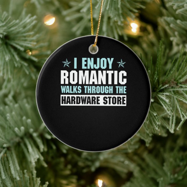 Handyman Hardware Store Tools Gift Funny Dad Ceramic Ornament (Tree)