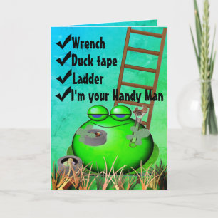 Handyman Holiday Card