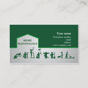 Handyman & Home maintenance services Business Card