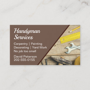 Handyman Home Maintenance Tools Business Card