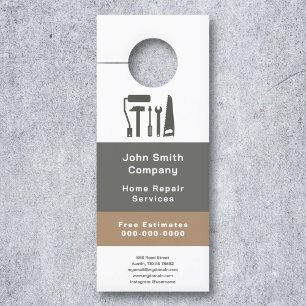Handyman & Home Repair Service Door Hanger