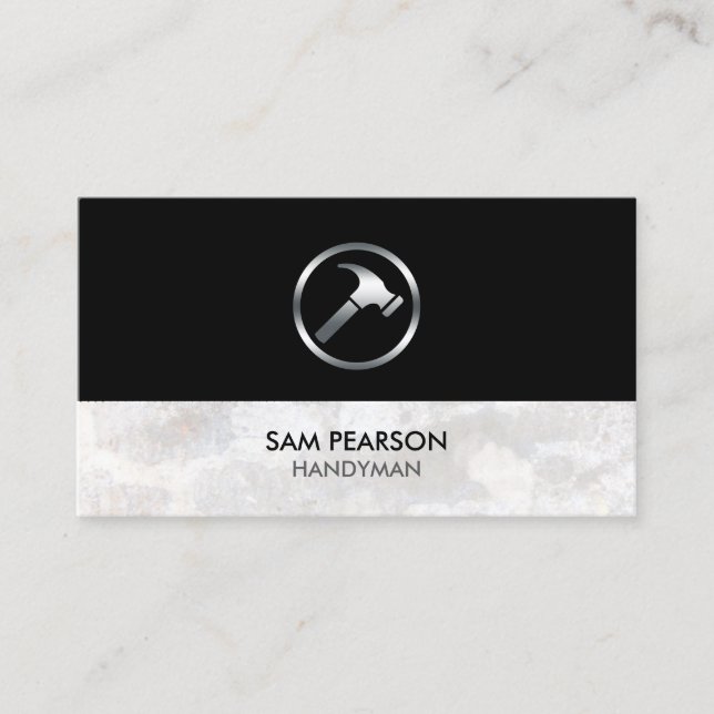 Handyman Home Repairs Business Card (Front)