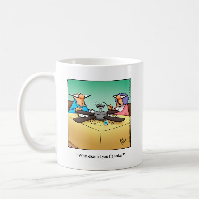 Handyman Humour Mug Gift For Him (Left)