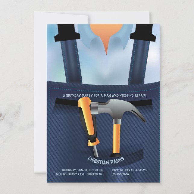 Handyman Invitation (Front)