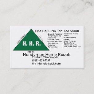 Handyman_logo, Handyman Home Repair, One Call -... Business Card
