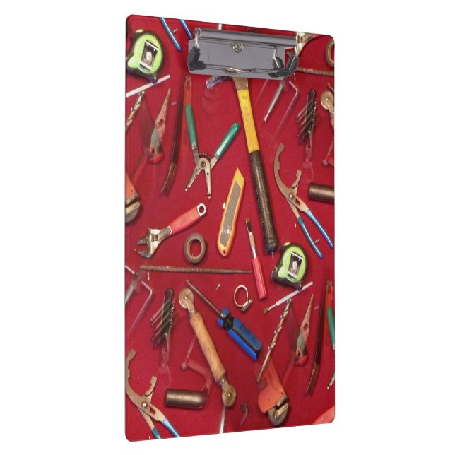 Handyman maintenance and contractor hand tools clipboard (Right)