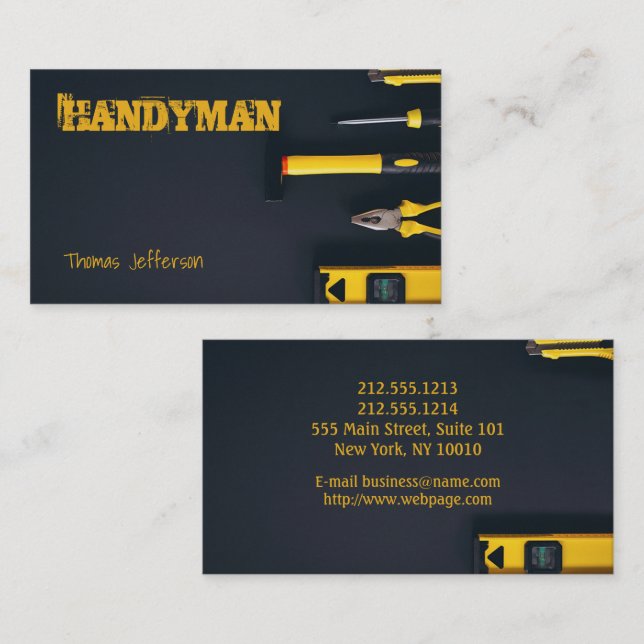 Handyman Maintenance Business card (Front/Back)