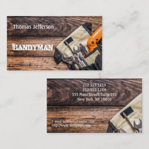 Handyman Maintenance Business card