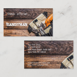 Handyman Maintenance Business card