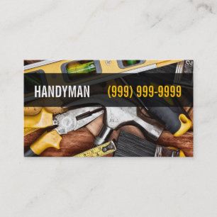 Handyman Maintenance Construction  Business Card
