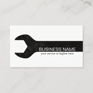 Handyman Maintenance & Repair Minimal Plain Business Card