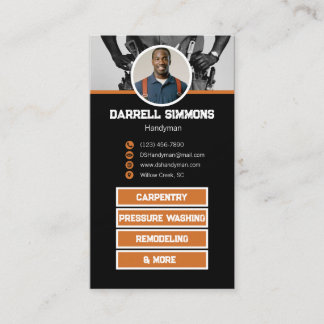 Handyman | Maintenance Worker Business Card