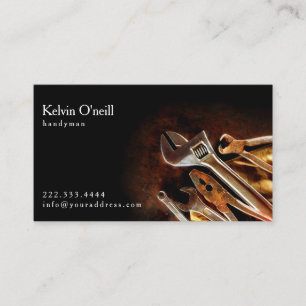 Handyman Mechanic Constructor Business Card