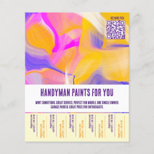 Handyman Painter Colourful Flyer
