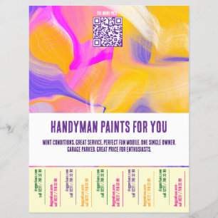Handyman Painter Colourful  Flyer