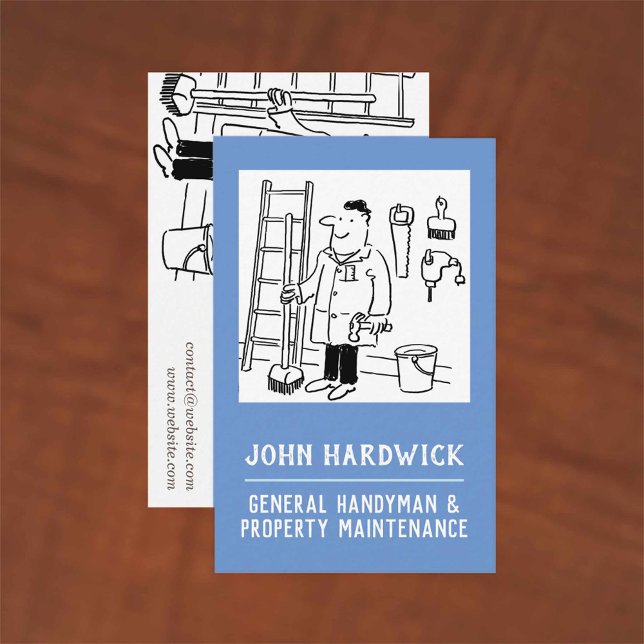Handyman & Property Maintenance Business Card (Creator Uploaded)