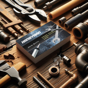 Handyman repair professional business cards