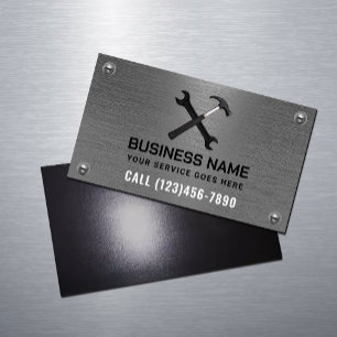 Handyman Repair Professional Maintenance Service Magnetic Business Card